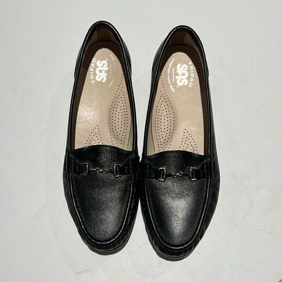 SAS Metro Black Loafer Horsebit Size 7M.  B64 - Picture 6 of 10